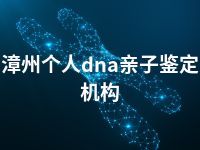 漳州个人dna亲子鉴定机构