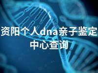 资阳个人dna亲子鉴定中心查询