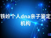 铁岭个人dna亲子鉴定机构