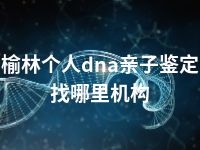 榆林个人dna亲子鉴定找哪里机构