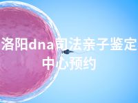 洛阳dna司法亲子鉴定中心预约