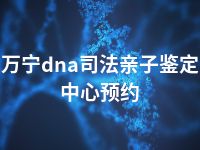 万宁dna司法亲子鉴定中心预约