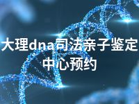 大理dna司法亲子鉴定中心预约