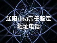 辽阳dna亲子鉴定地址电话