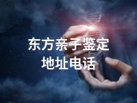 东方亲子鉴定地址电话