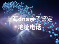 上海dna亲子鉴定地址电话