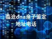 临沧dna亲子鉴定地址电话