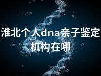 淮北个人dna亲子鉴定机构在哪