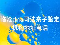 临沧dna司法亲子鉴定机构地址电话