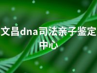 文昌dna司法亲子鉴定中心