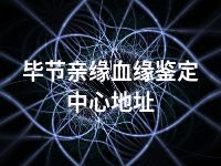 毕节亲缘血缘鉴定中心地址