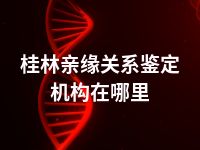 桂林亲缘关系鉴定机构在哪里