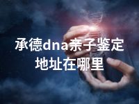 承德dna亲子鉴定地址在哪里