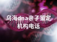 乌海dna亲子鉴定机构电话