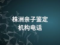 株洲亲子鉴定机构电话