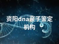 资阳dna亲子鉴定机构