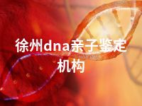 徐州dna亲子鉴定机构