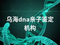 乌海dna亲子鉴定机构