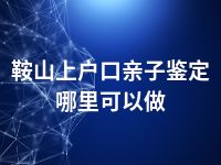 鞍山上户口亲子鉴定哪里可以做