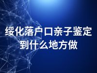 绥化落户口亲子鉴定到什么地方做