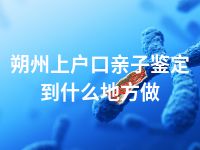 朔州上户口亲子鉴定到什么地方做