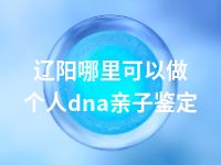 辽阳哪里可以做个人dna亲子鉴定