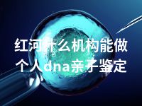 红河什么机构能做个人dna亲子鉴定