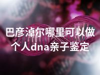 巴彦淖尔哪里可以做个人dna亲子鉴定