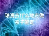 琼海去什么地方做亲子鉴定