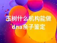 玉树什么机构能做dna亲子鉴定