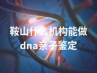 鞍山什么机构能做dna亲子鉴定