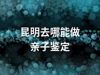 昆明去哪能做亲子鉴定