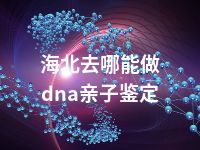 海北去哪能做dna亲子鉴定