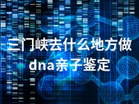 三门峡去什么地方做dna亲子鉴定