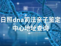 日照dna司法亲子鉴定中心地址查询