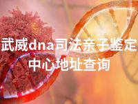 武威dna司法亲子鉴定中心地址查询