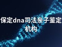 保定dna司法亲子鉴定机构