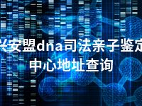 兴安盟dna司法亲子鉴定中心地址查询