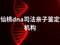 仙桃dna司法亲子鉴定机构