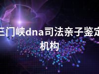 三门峡dna司法亲子鉴定机构