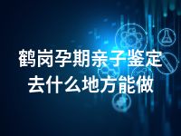 鹤岗孕期亲子鉴定去什么地方能做