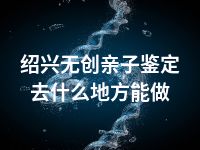 绍兴无创亲子鉴定去什么地方能做