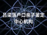 吕梁落户口亲子鉴定中心机构