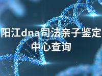 阳江dna司法亲子鉴定中心查询