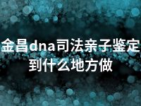 金昌dna司法亲子鉴定到什么地方做