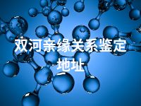 双河亲缘关系鉴定地址