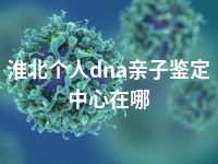 淮北个人dna亲子鉴定中心在哪