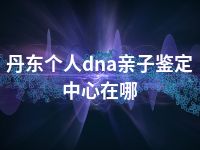 丹东个人dna亲子鉴定中心在哪