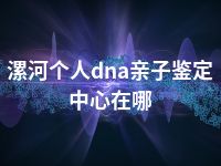 漯河个人dna亲子鉴定中心在哪