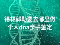 锡林郭勒要去哪里做个人dna亲子鉴定